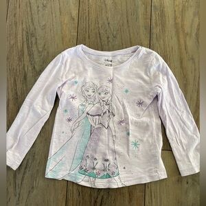 Disney Frozen Elsa &Anna Long sleeve tee size 2T girls by Jumping beans like new